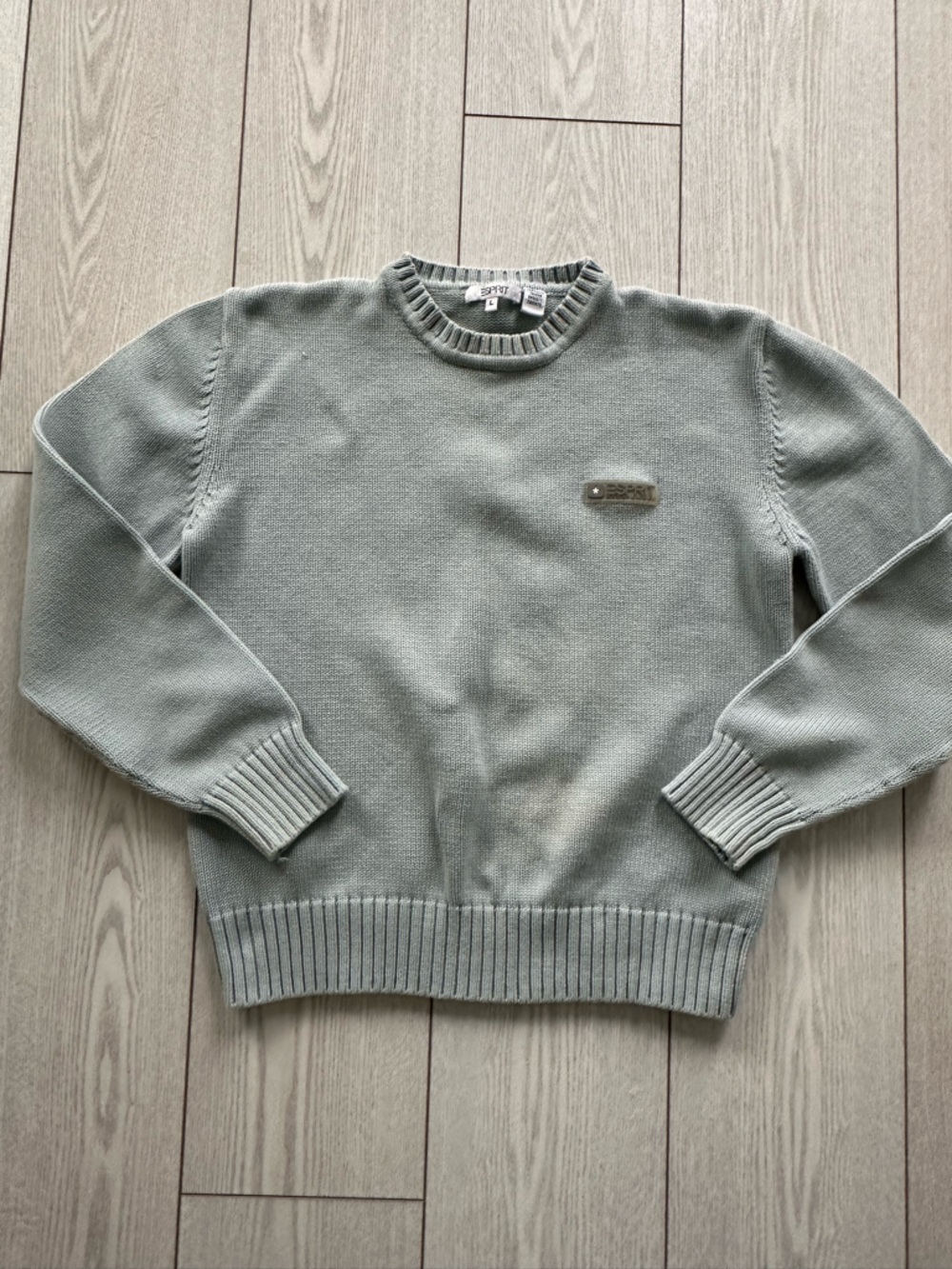 Esprit Girl Crewneck Sweater in Sage Green